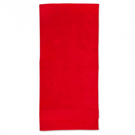 Red Terry Velour Beach Towels